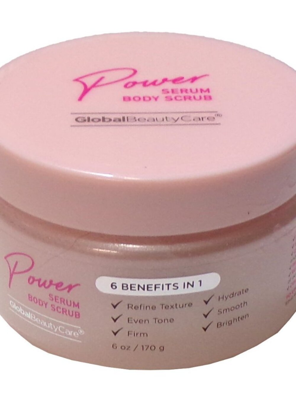 Global Beauty Care Body Scrub -Power Serum 6 Benefits in 1 6 oz (Set of 3)